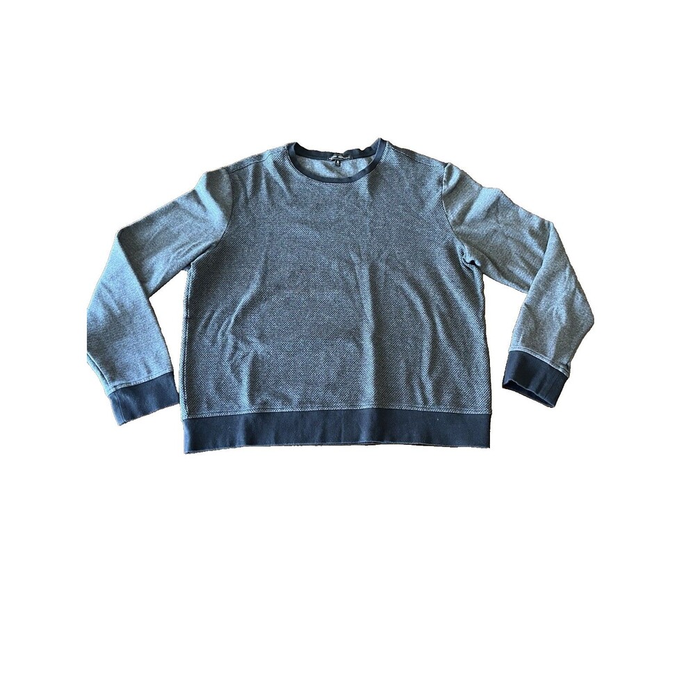 ROBERT BARAKETT MENS CHARLIE LS CREW NECK SWEATER PULLOVER DARK GRAY XL